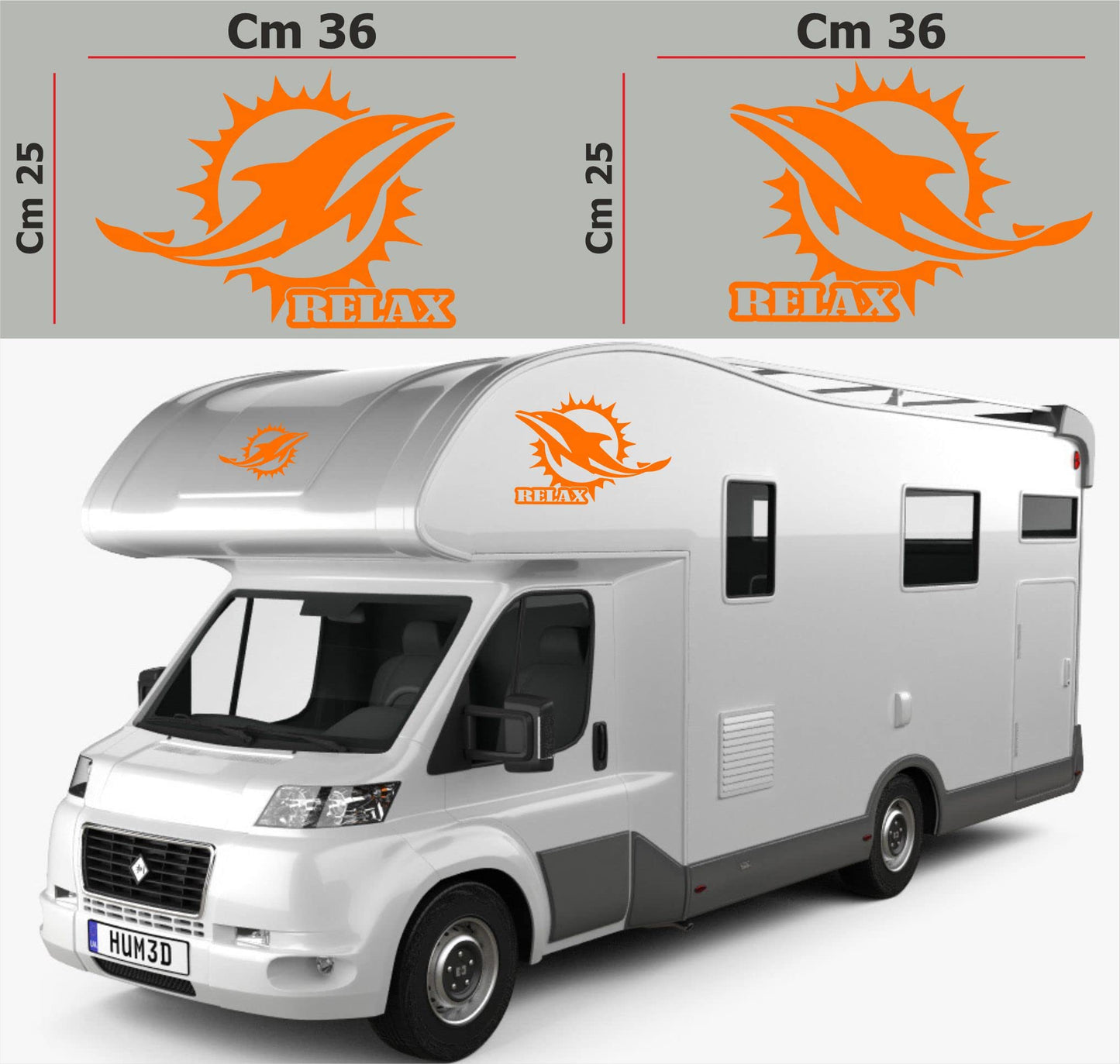 set adesivi decal vinile