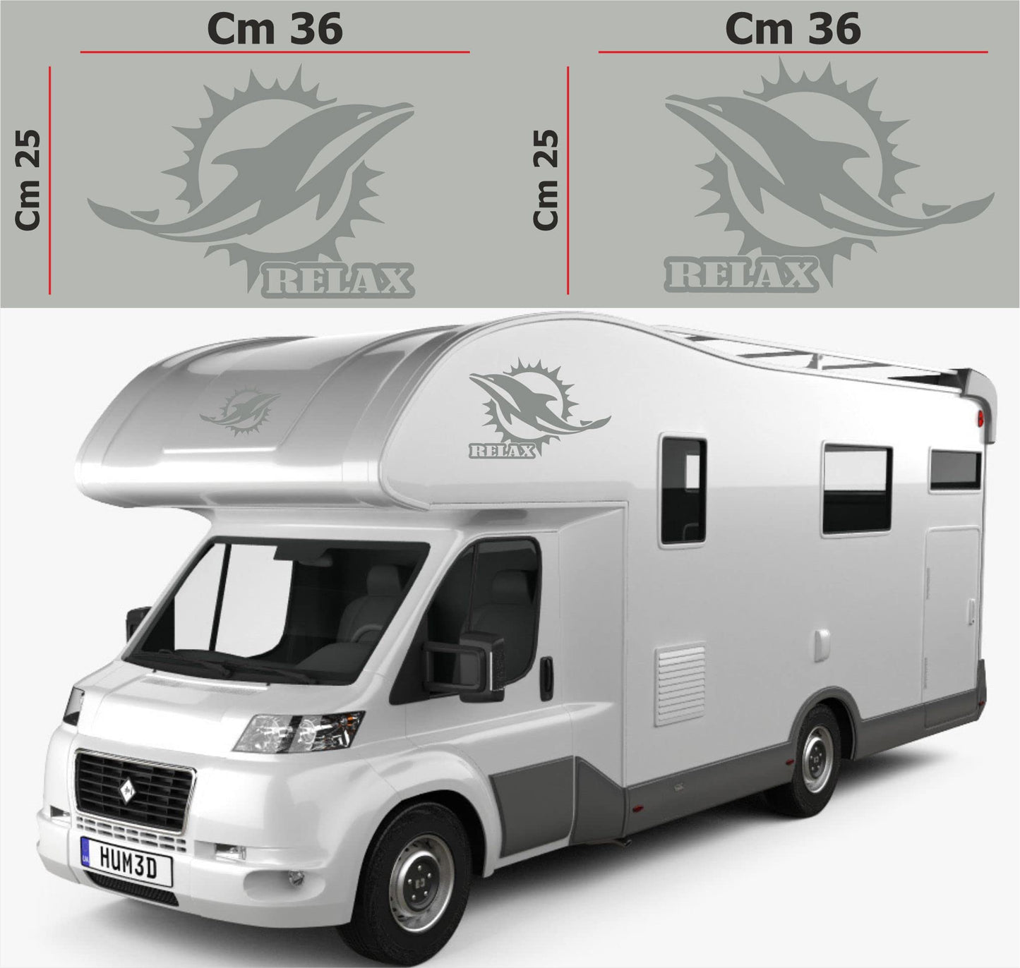 set adesivi decal vinile