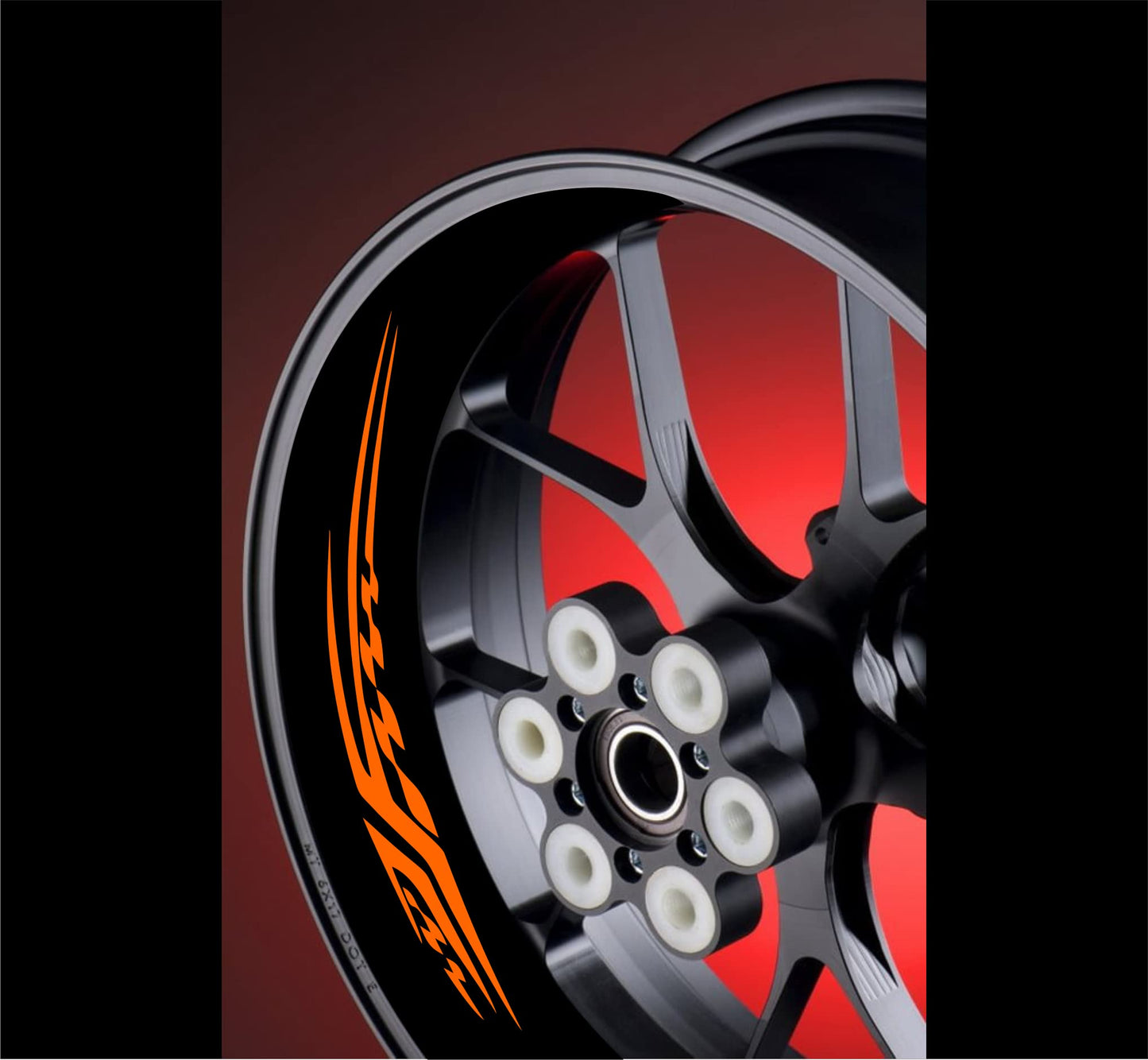 moto cerchi adesivi set adesivi decal vinile