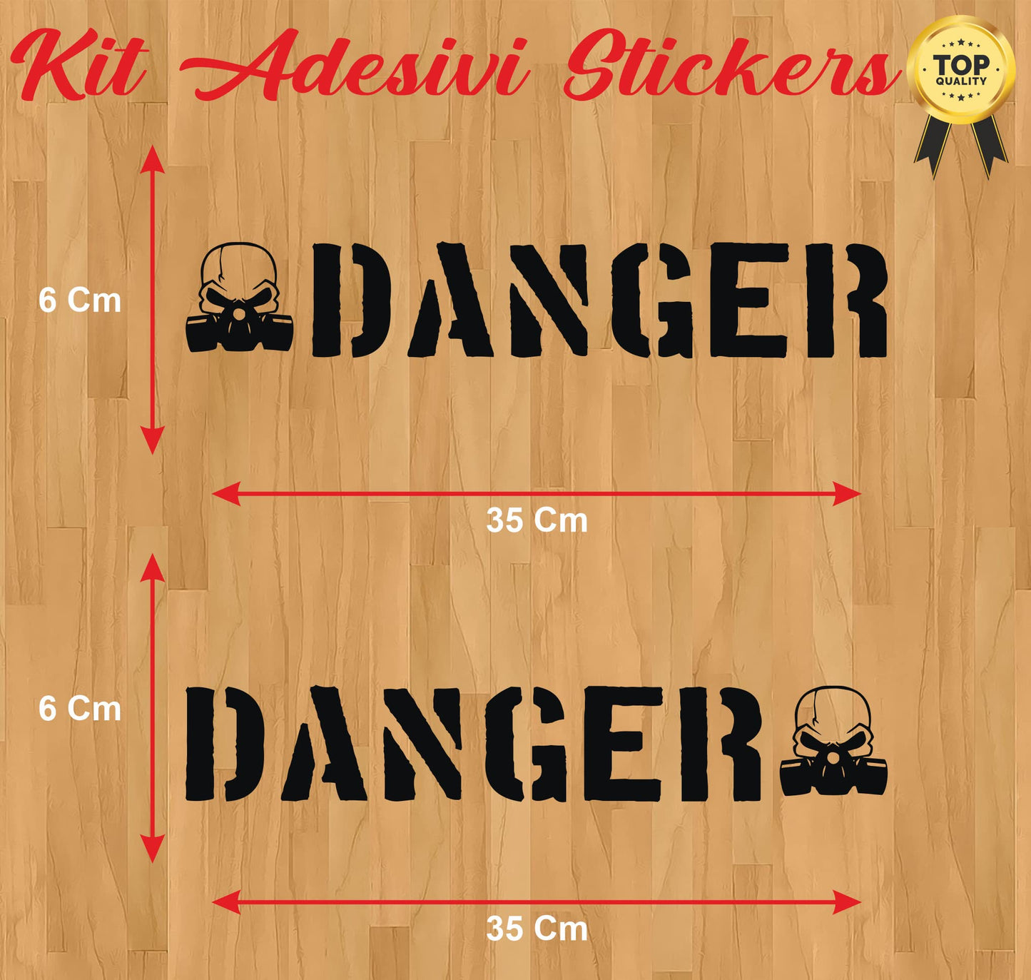 set adesivi decal vinile