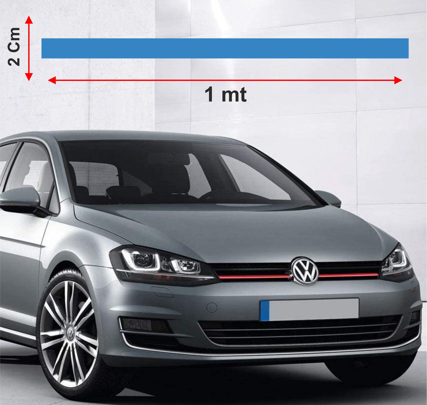 DualColorStampe Adesivi Compatibili con Golf 7 sport mask Vinile decalcomania mascherina auto stickers accessori auto decorazione COD.0193 a €9.99 solo da DualColorStampe
