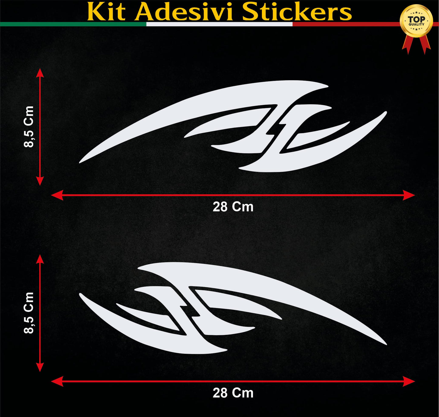 set adesivi decal vinile