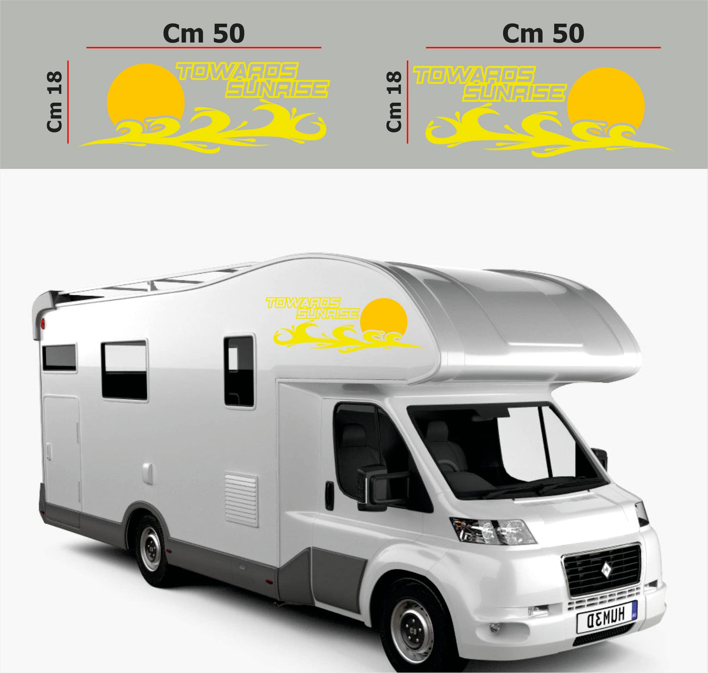 set adesivi decal vinile