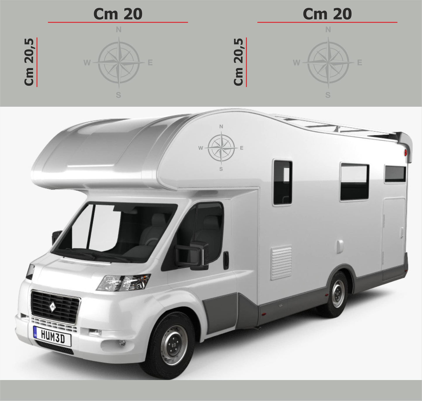 set adesivi decal vinile