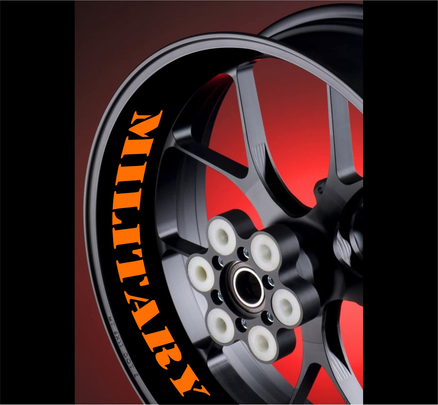 moto cerchi adesivi set adesivi decal vinile