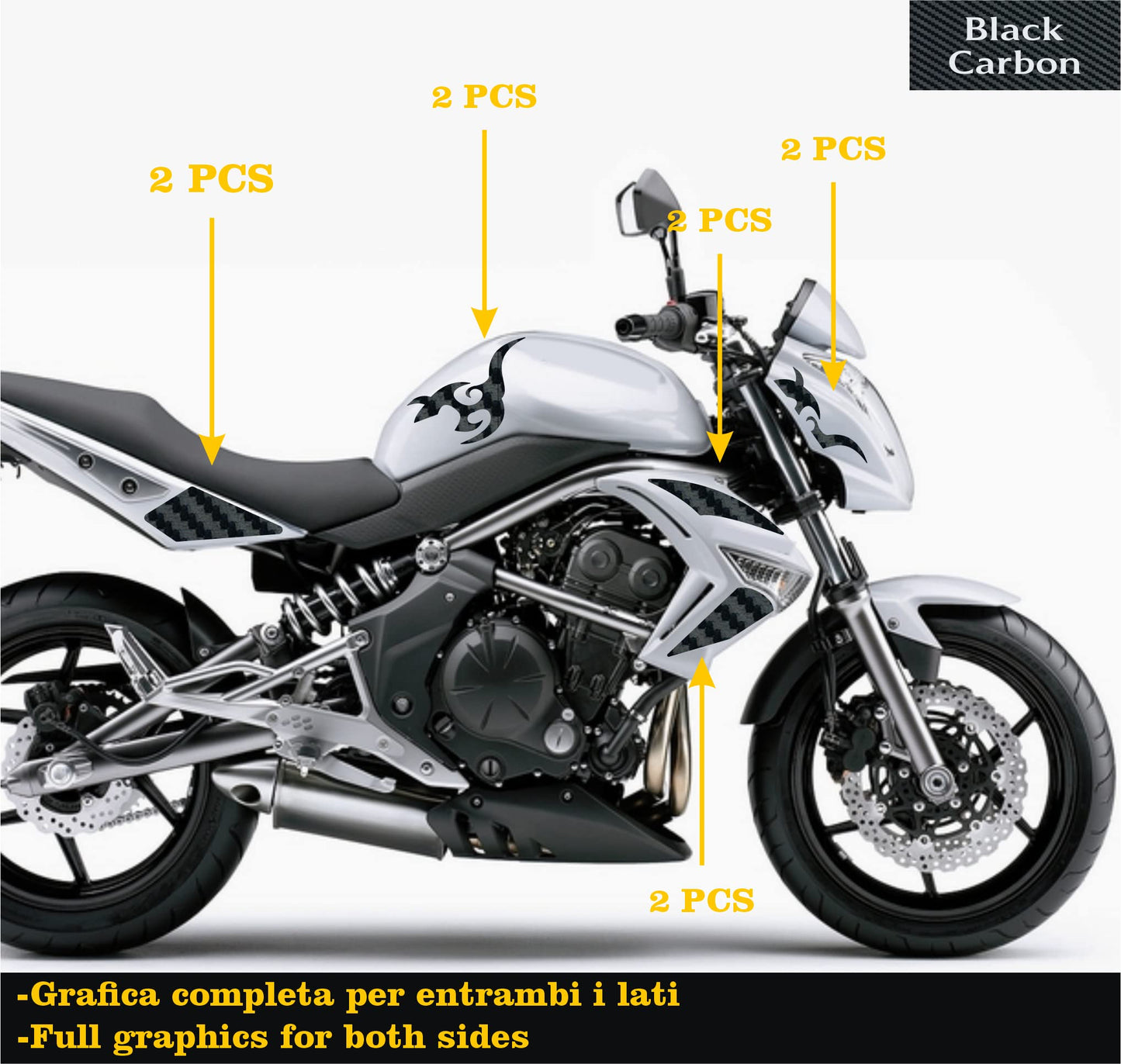 set adesivi decal vinile