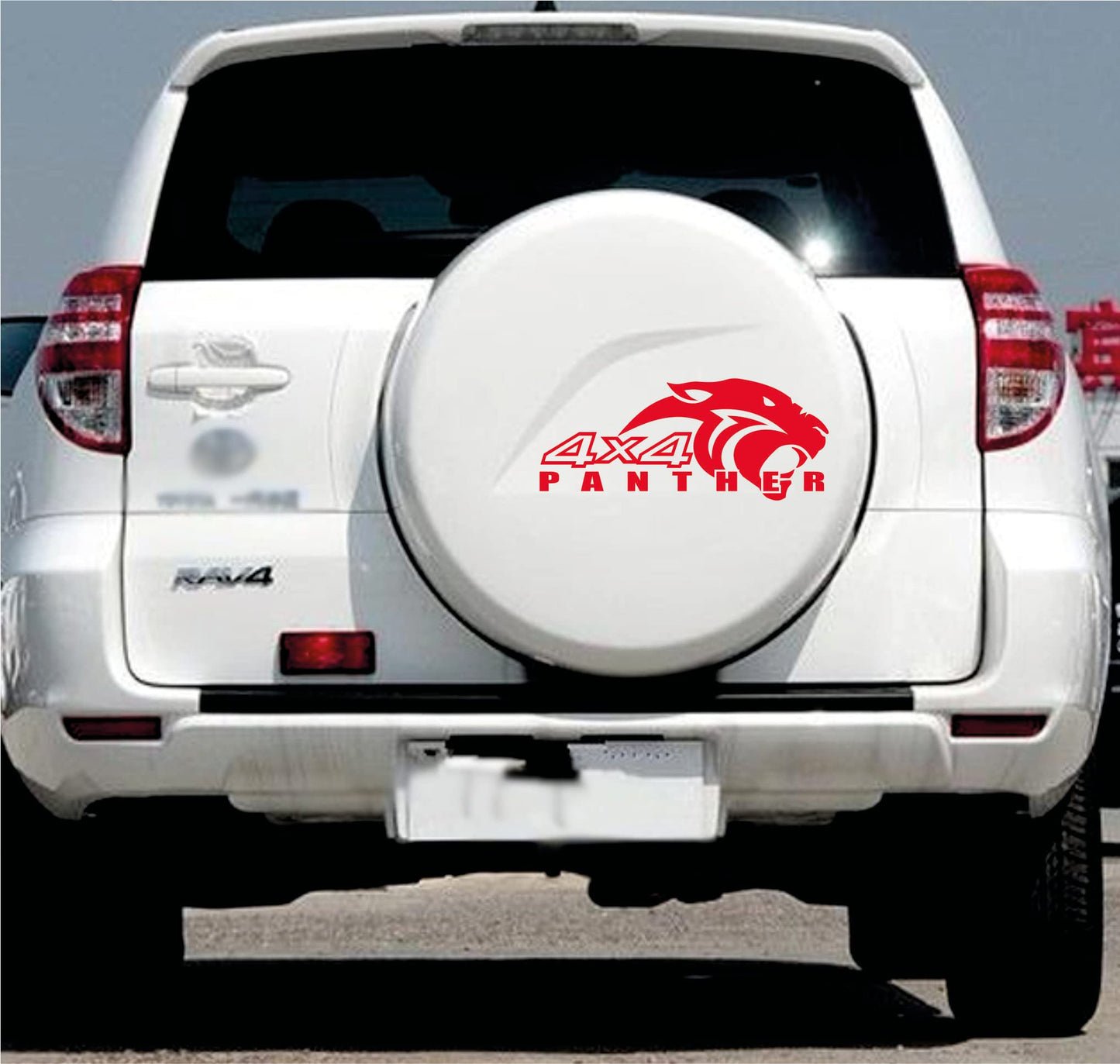 DualColorStampe Adesivi Compatibili con Toyota Rav4 Rav-4 Auto ruota di scorta copertura decalcomanie adesivi Auto decorazione adesivi accessori Panther COD.0328 a €16.99 solo da DualColorStampe