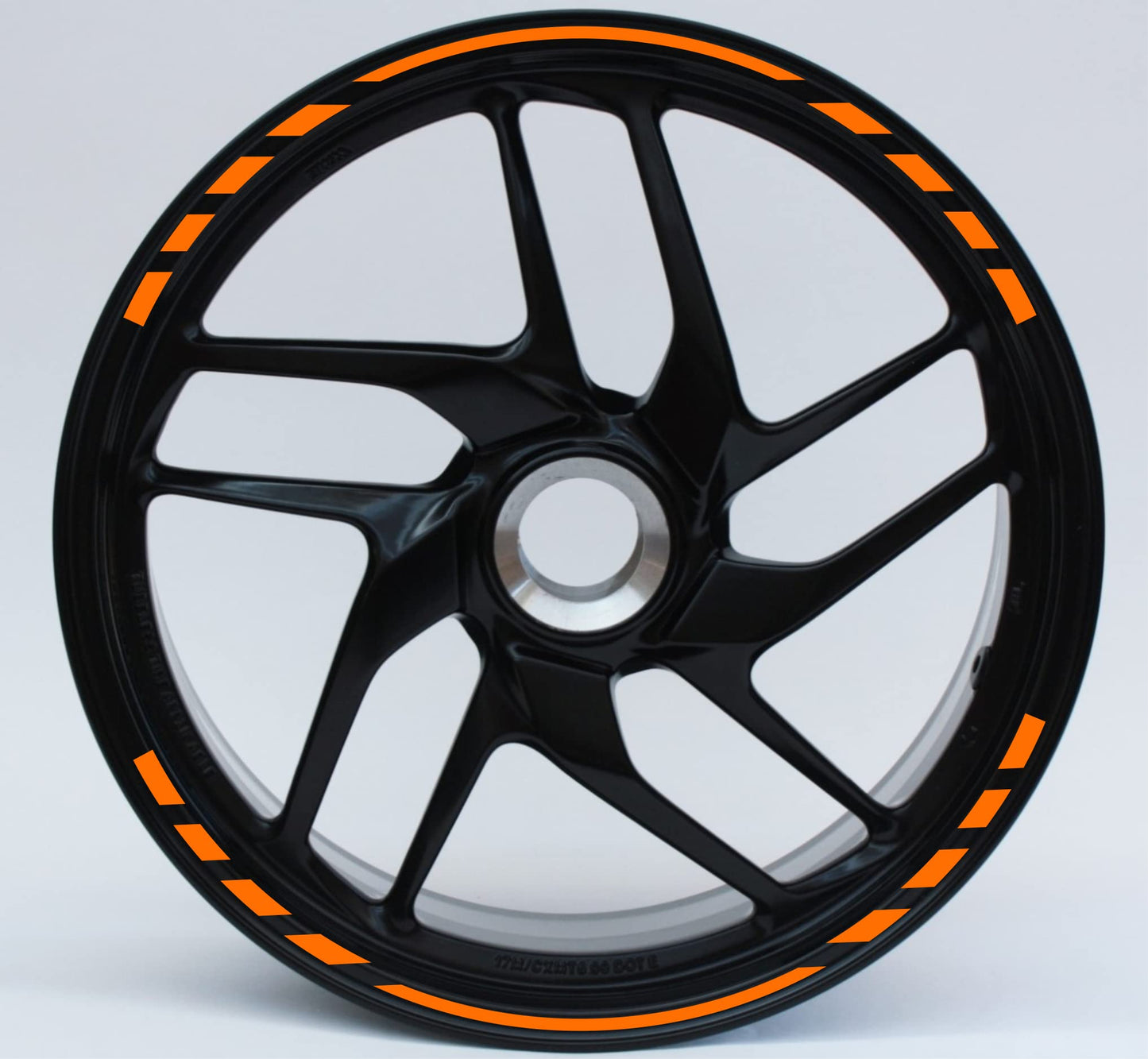 DualColorStampe Confezione Adesivi Set Completo di Cerchi Strisce per Moto per 2 Ruote da 17'' pollici strips Design Sportivo COD.D0063 a €12.99 solo da DualColorStampe