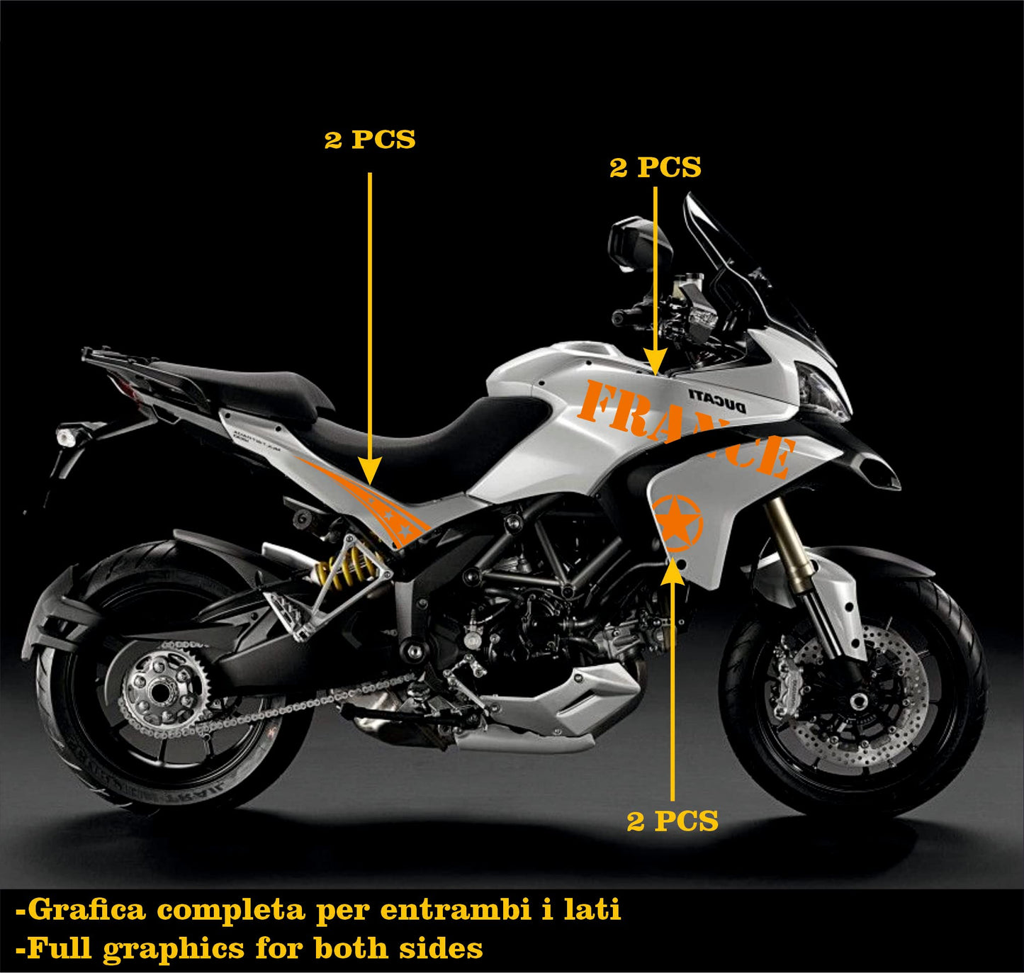 set adesivi decal vinile