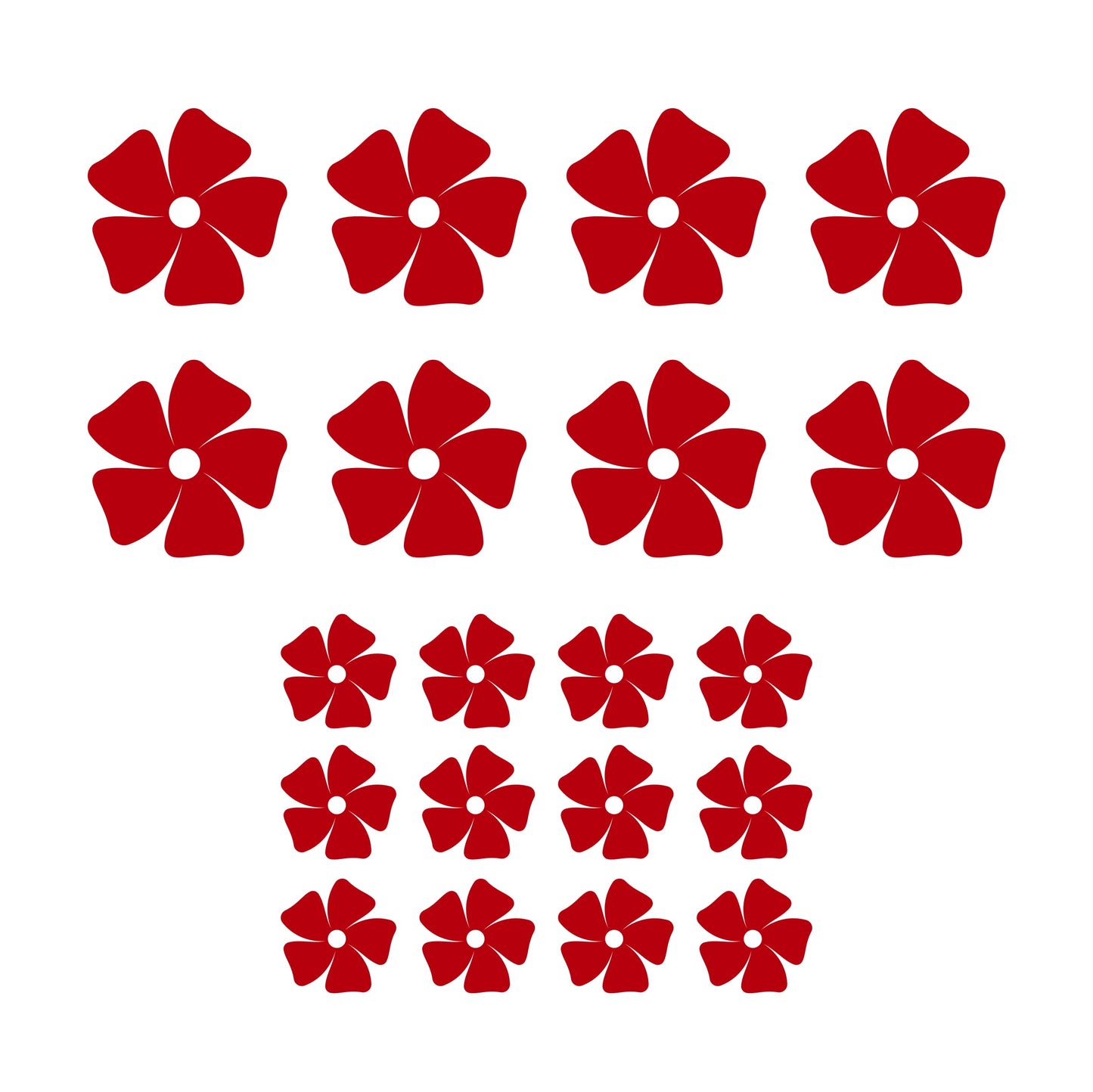 set adesivi decal vinile