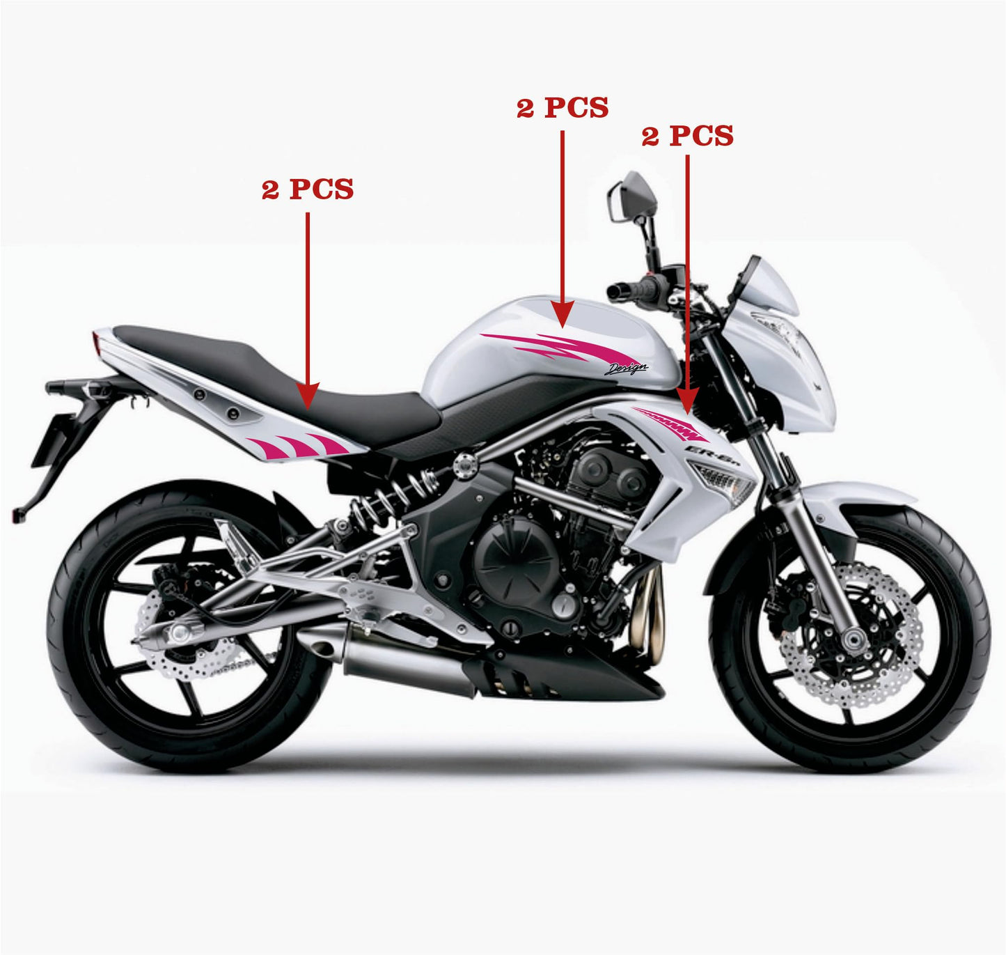 set adesivi decal vinile