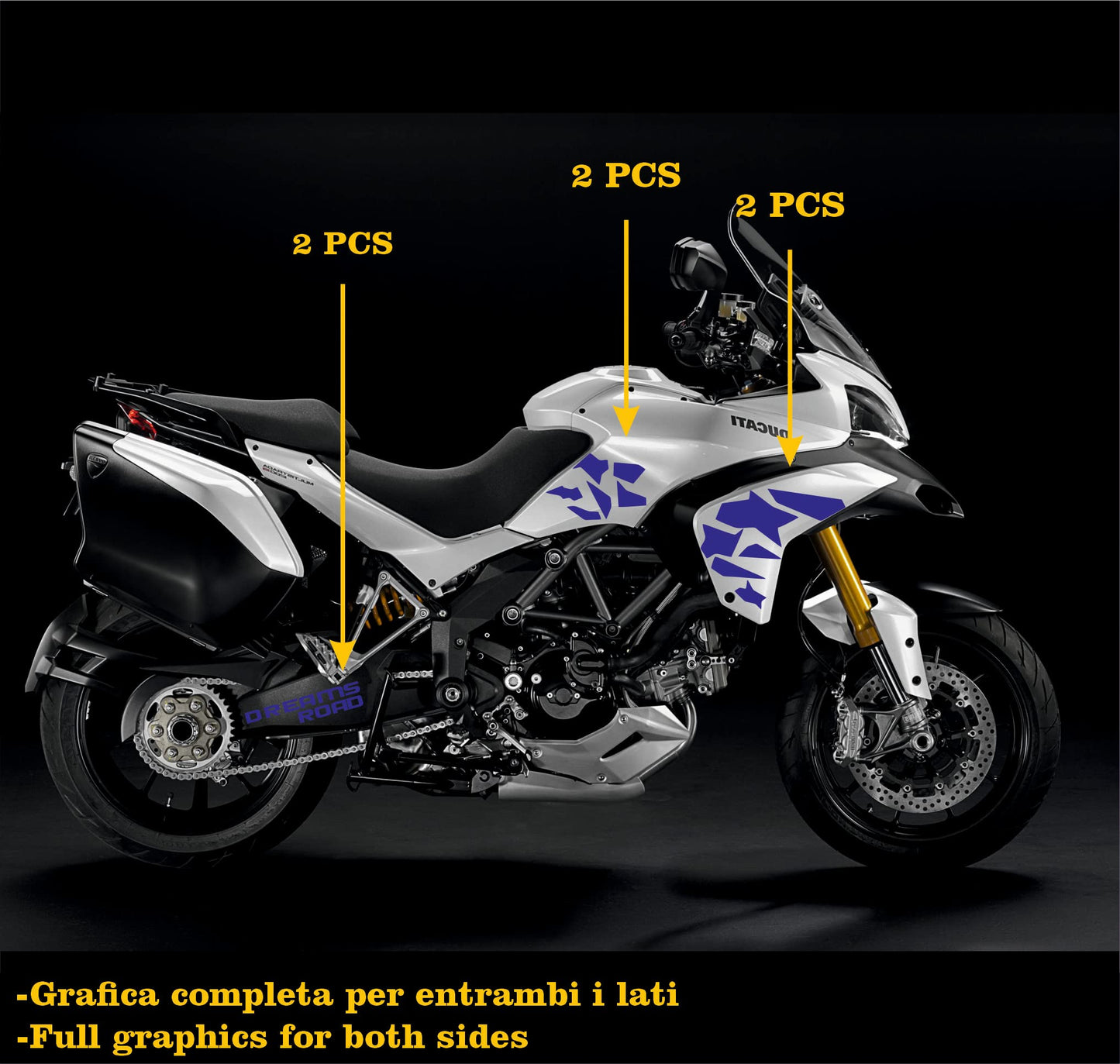 set adesivi decal vinile