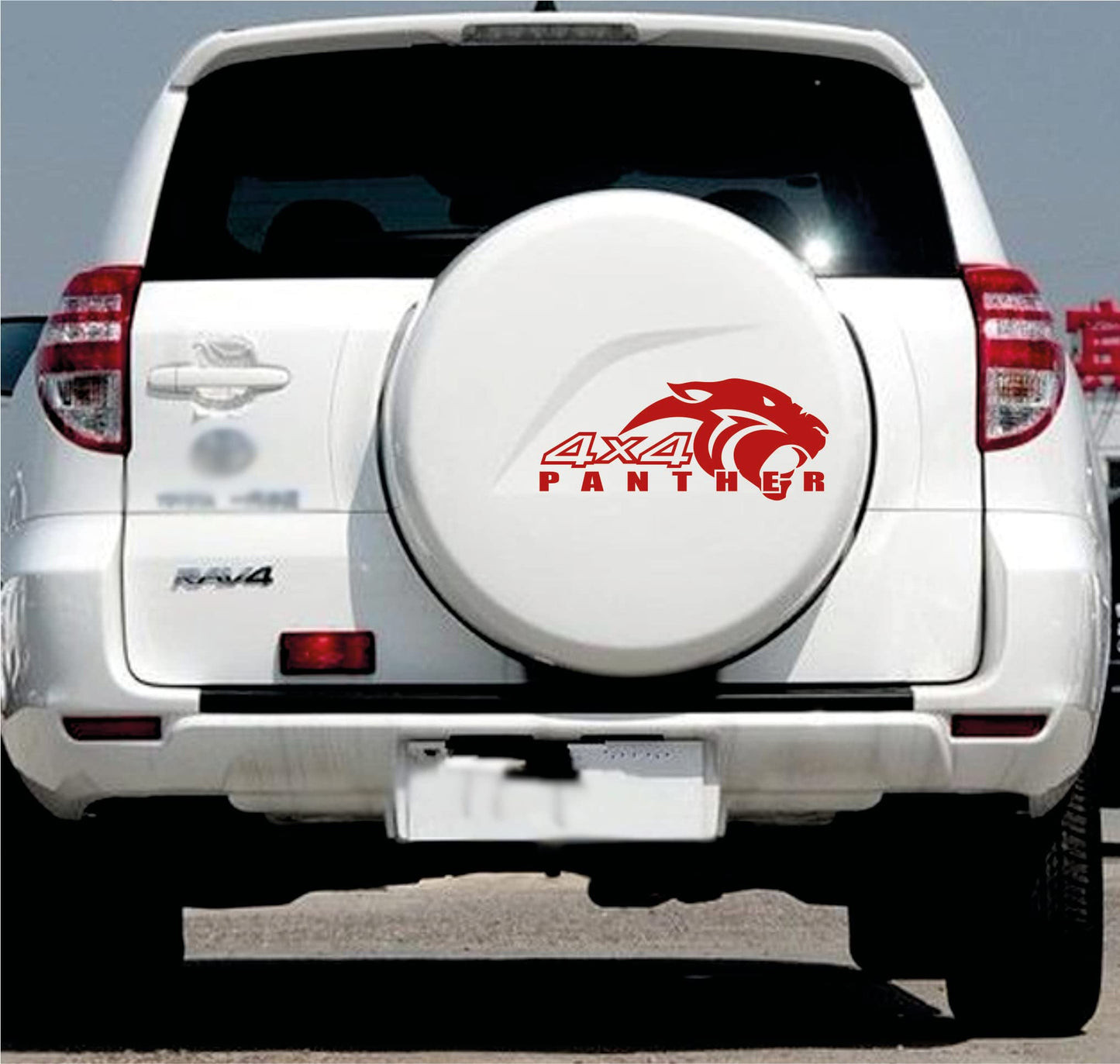 DualColorStampe Adesivi Compatibili con Toyota Rav4 Rav-4 Auto ruota di scorta copertura decalcomanie adesivi Auto decorazione adesivi accessori Panther COD.0328 a €14.99 solo da DualColorStampe