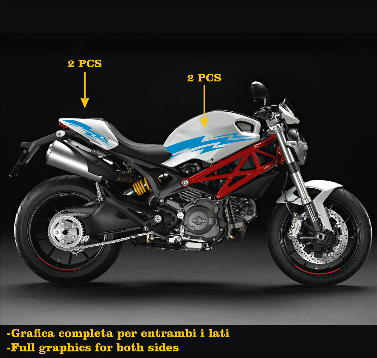 set adesivi decal vinile