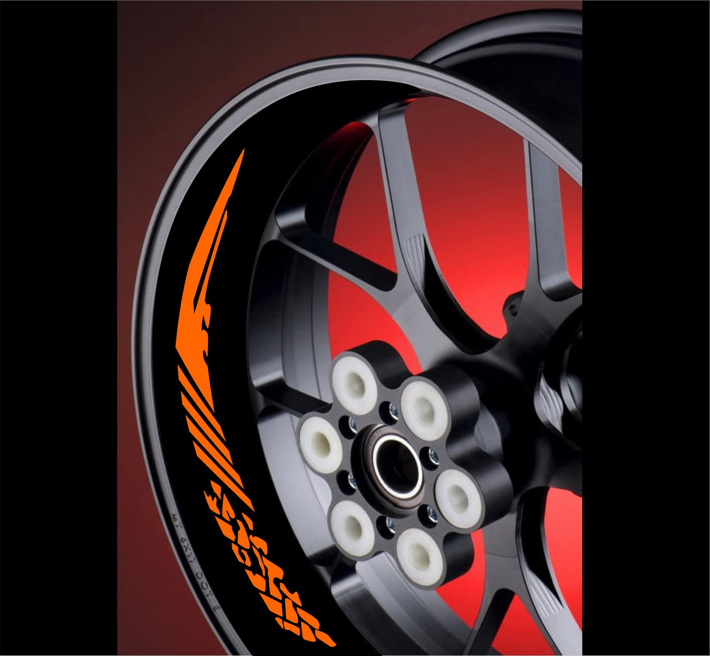 moto cerchi adesivi set adesivi decal vinile