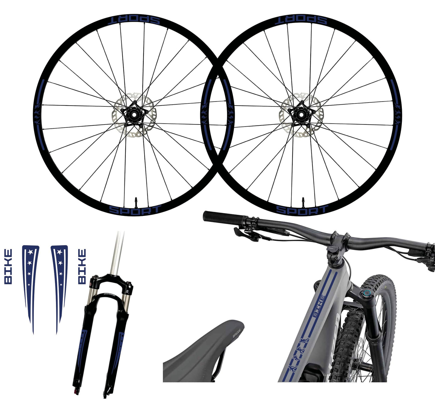 set adesivi decal vinile