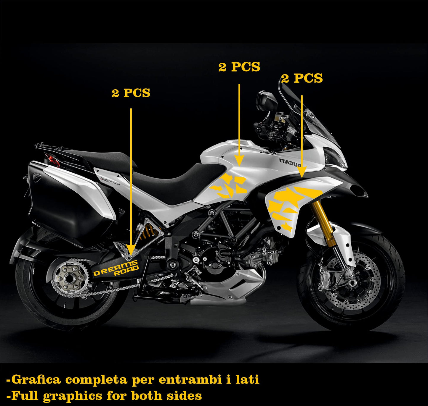 set adesivi decal vinile