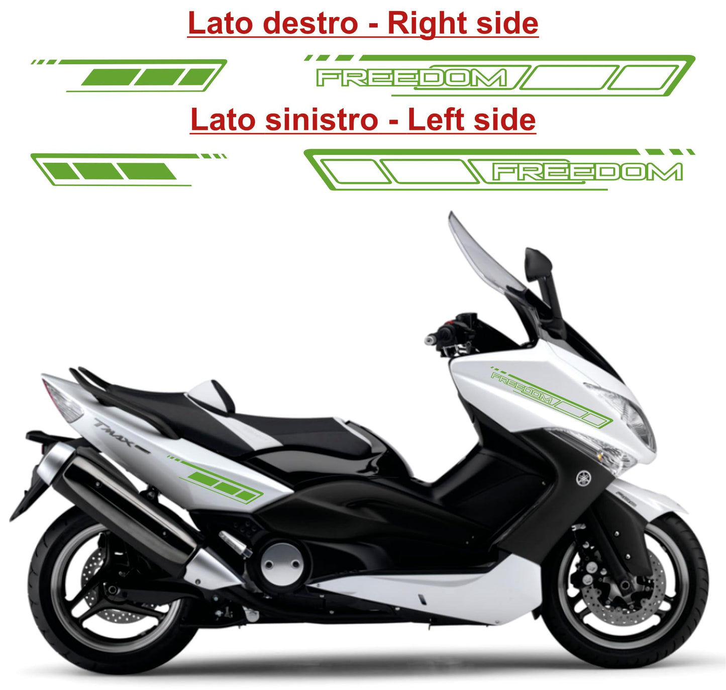 set adesivi decal vinile