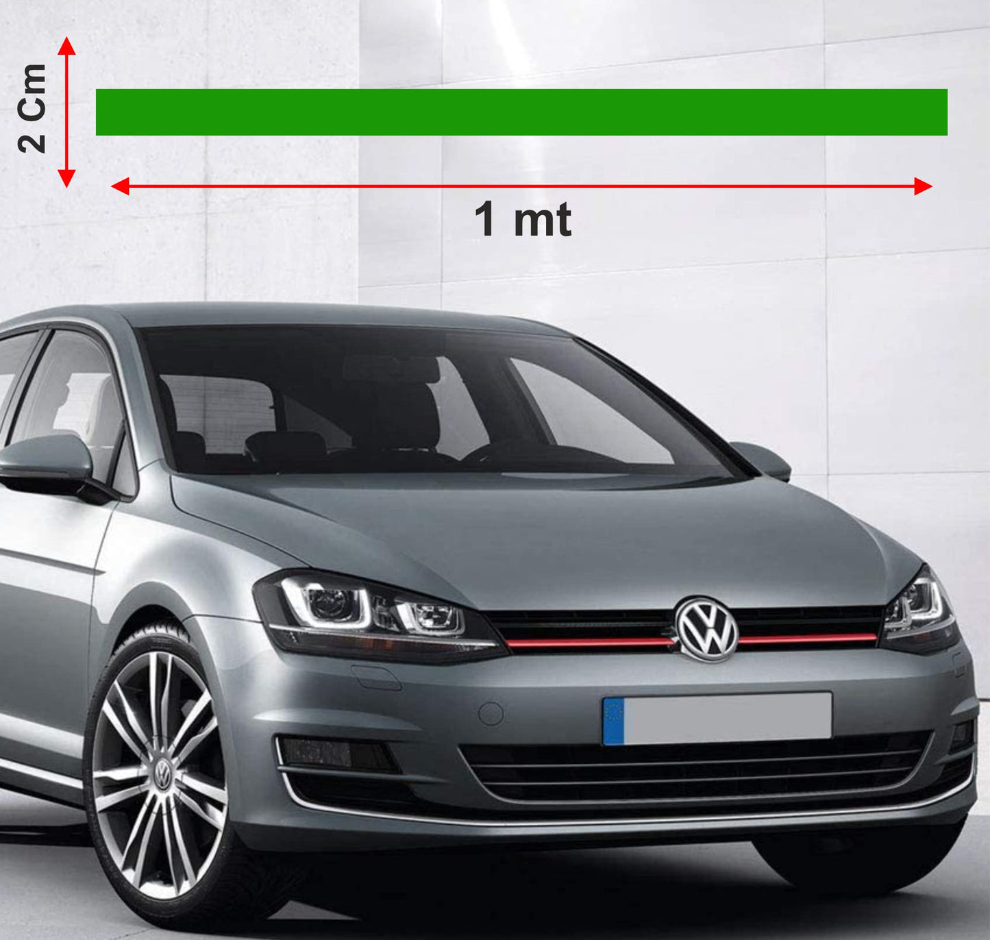 DualColorStampe Adesivi Compatibili con Golf 7 sport mask Vinile decalcomania mascherina auto stickers accessori auto decorazione COD.0193 a €9.99 solo da DualColorStampe