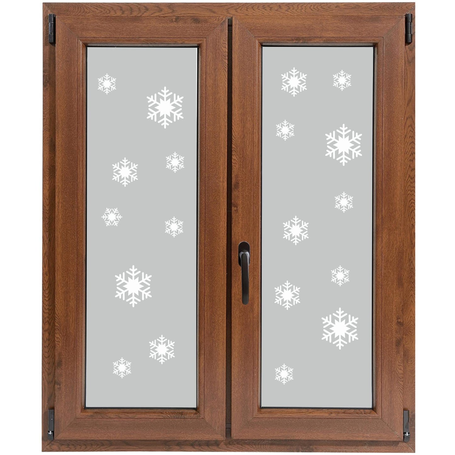 Adesivi Fiocchi di Neve per Natale Stickers da Vetro Fai da Te Finestra Decorazione Vetrina- VINILE COLORE A SCELTA COD.I0080 a €9.99 solo da DualColorStampe