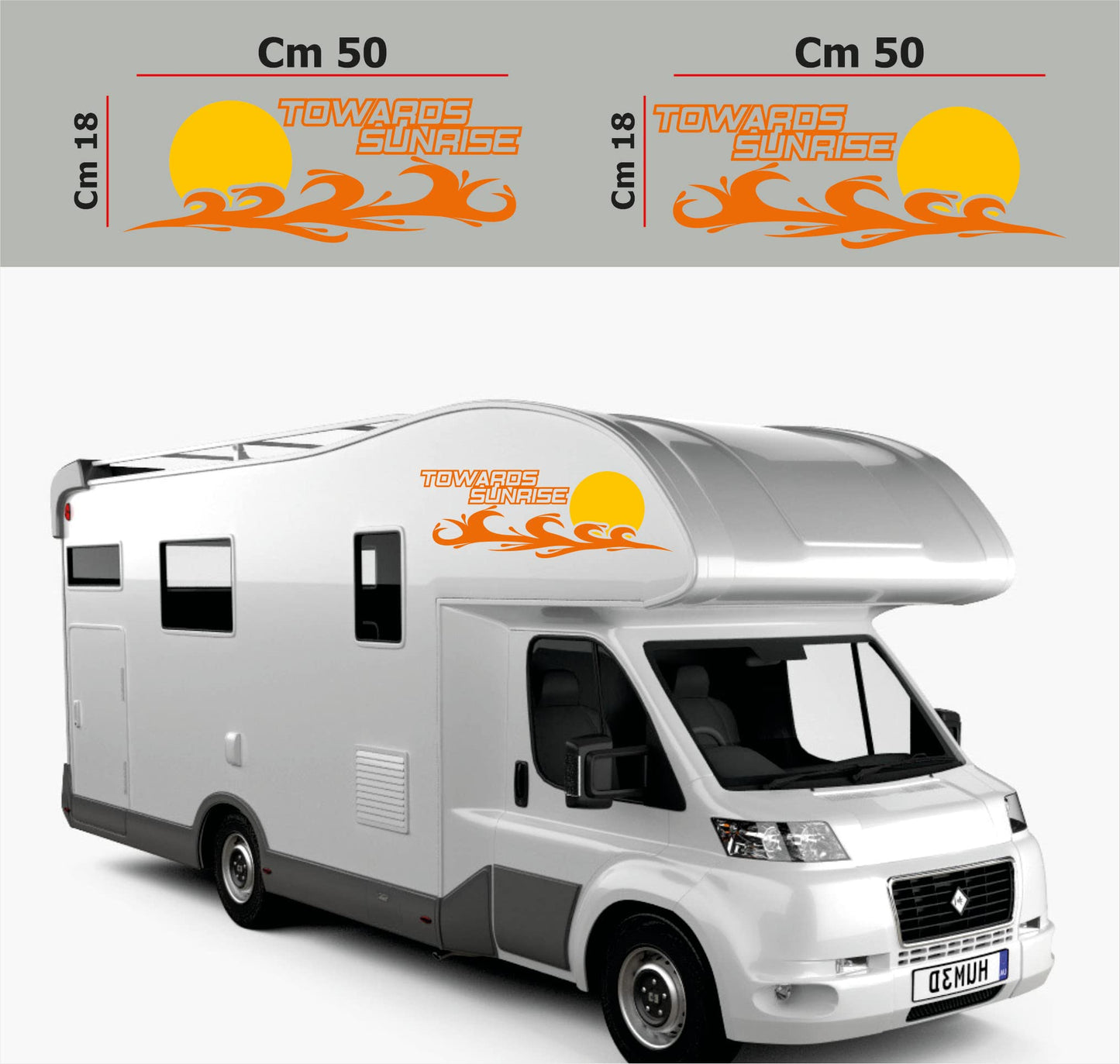 set adesivi decal vinile