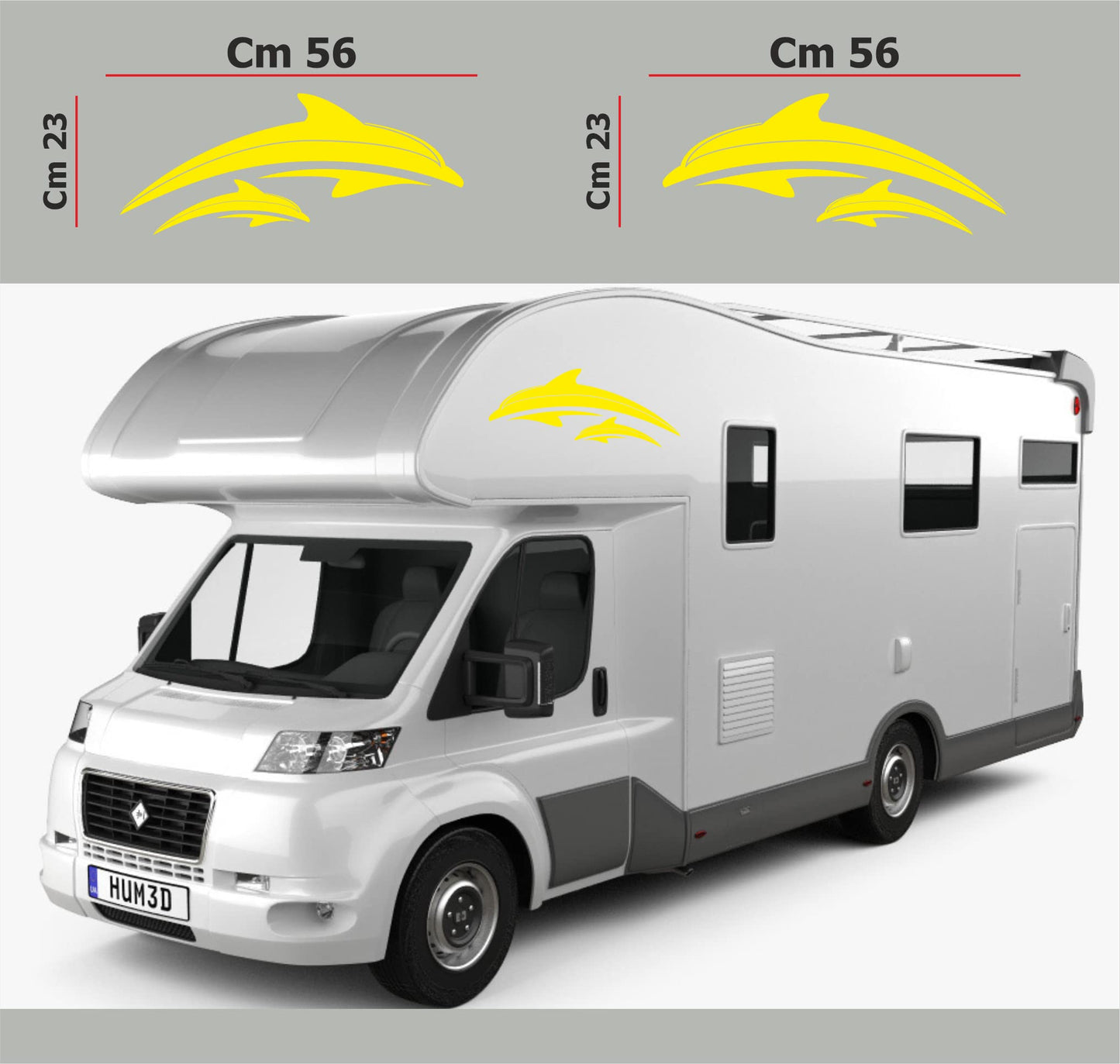 set adesivi decal vinile