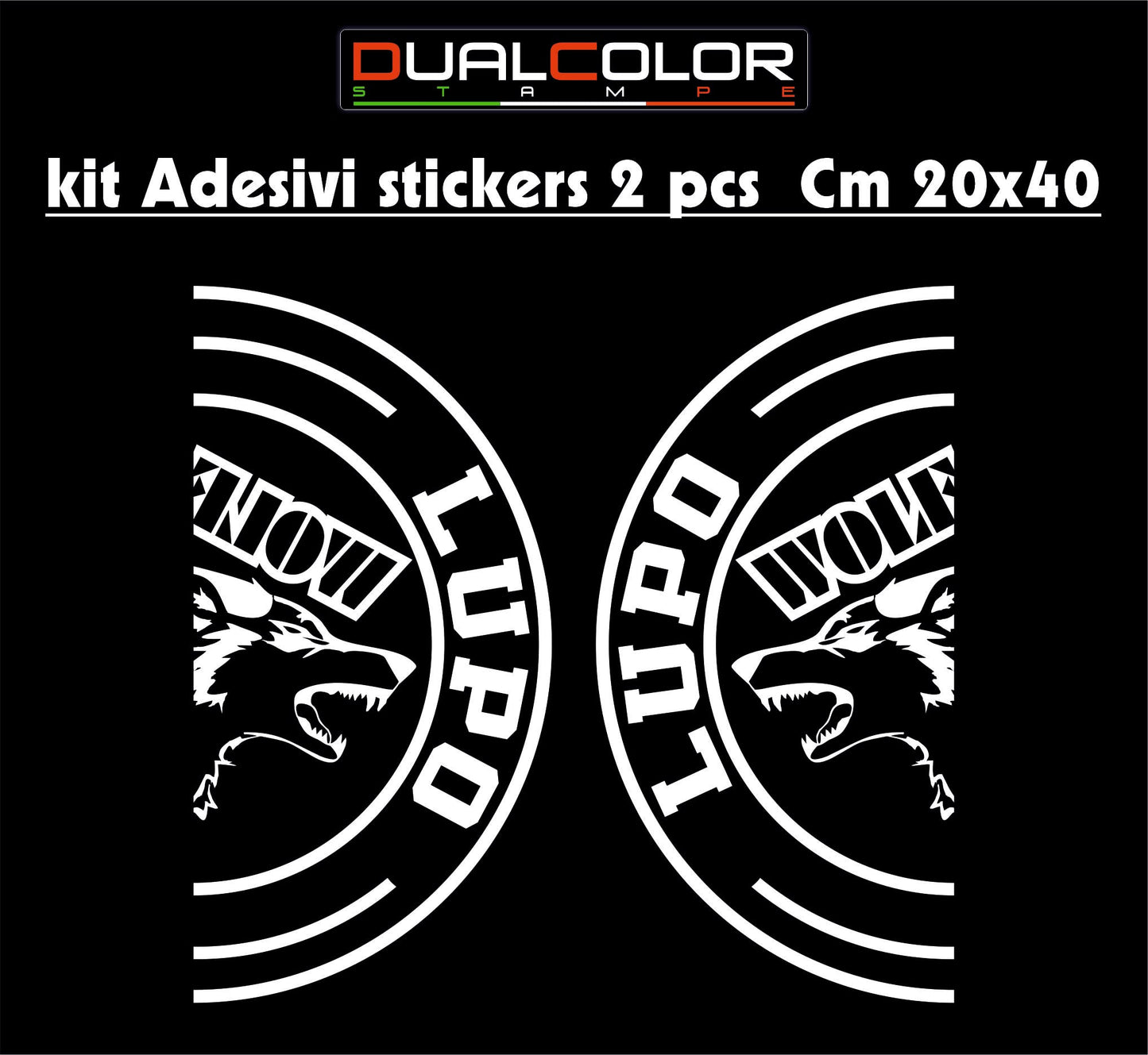 set adesivi decal vinile