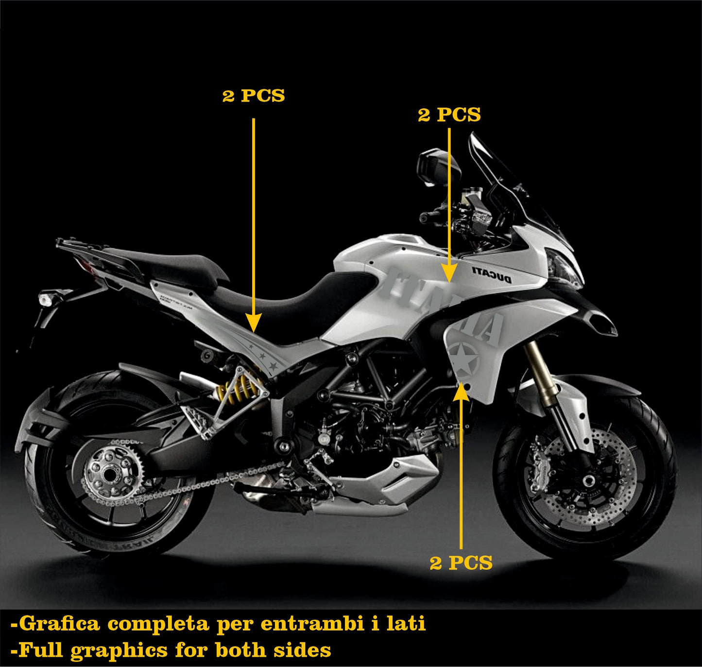 set adesivi decal vinile