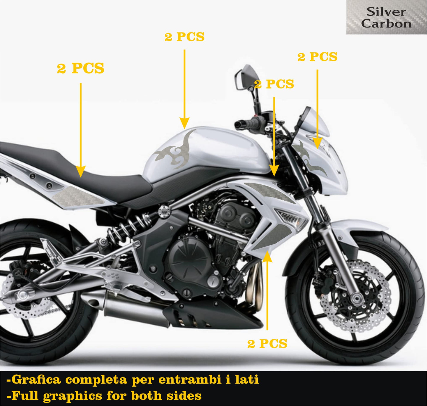 set adesivi decal vinile