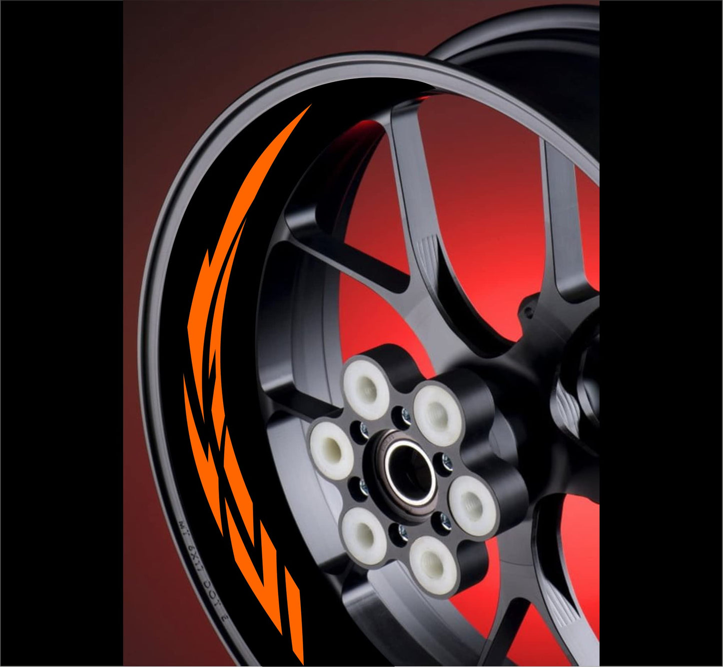 moto cerchi adesivi set adesivi decal vinile