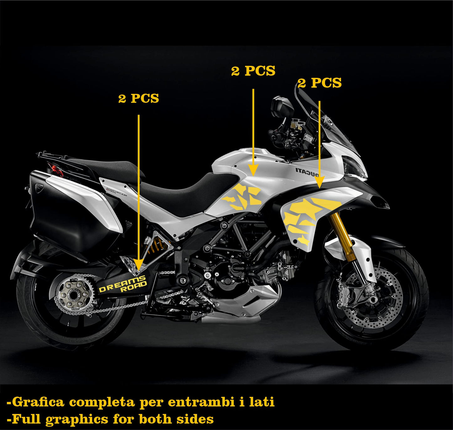 set adesivi decal vinile