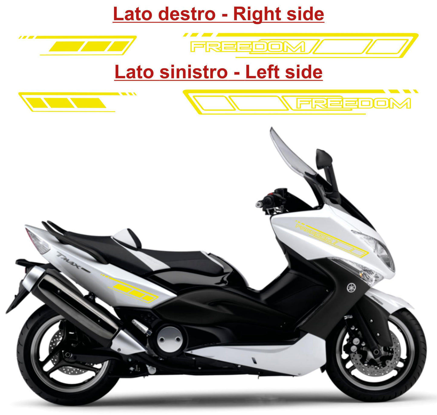 set adesivi decal vinile