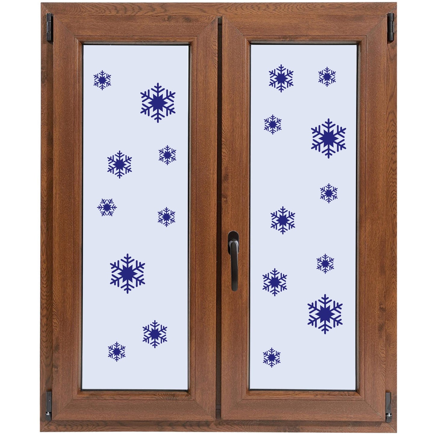 Adesivi Fiocchi di Neve per Natale Stickers da Vetro Fai da Te Finestra Decorazione Vetrina- VINILE COLORE A SCELTA COD.I0080 a €9.99 solo da DualColorStampe