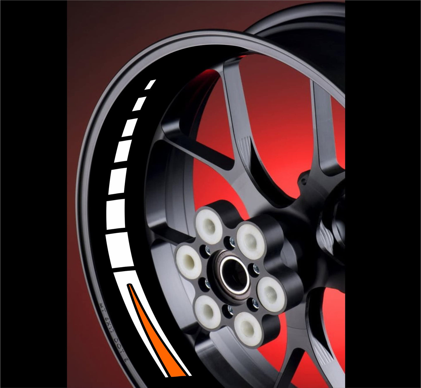 moto cerchi adesivi set adesivi decal vinile