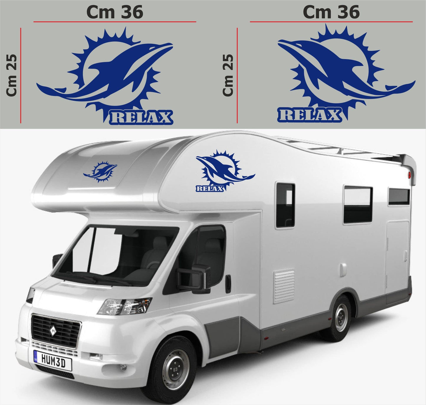 set adesivi decal vinile