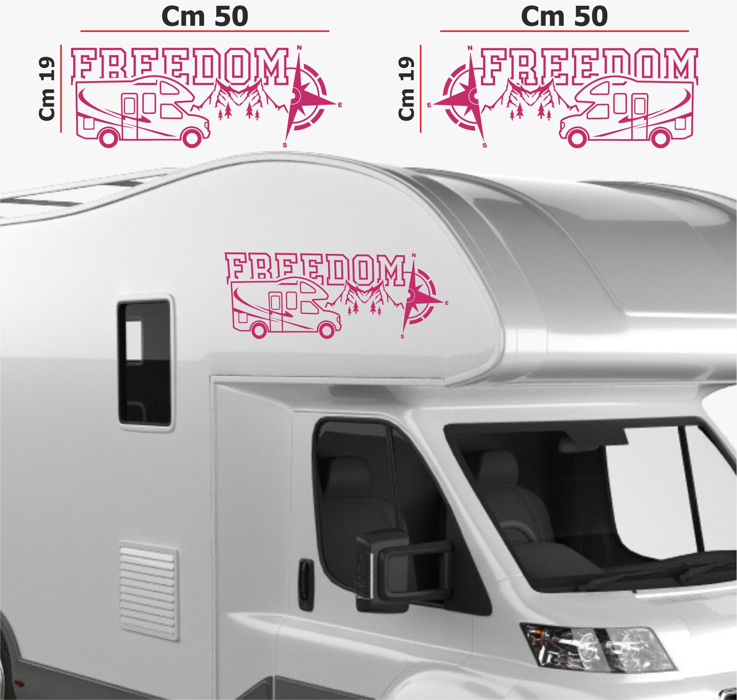 set adesivi decal vinile