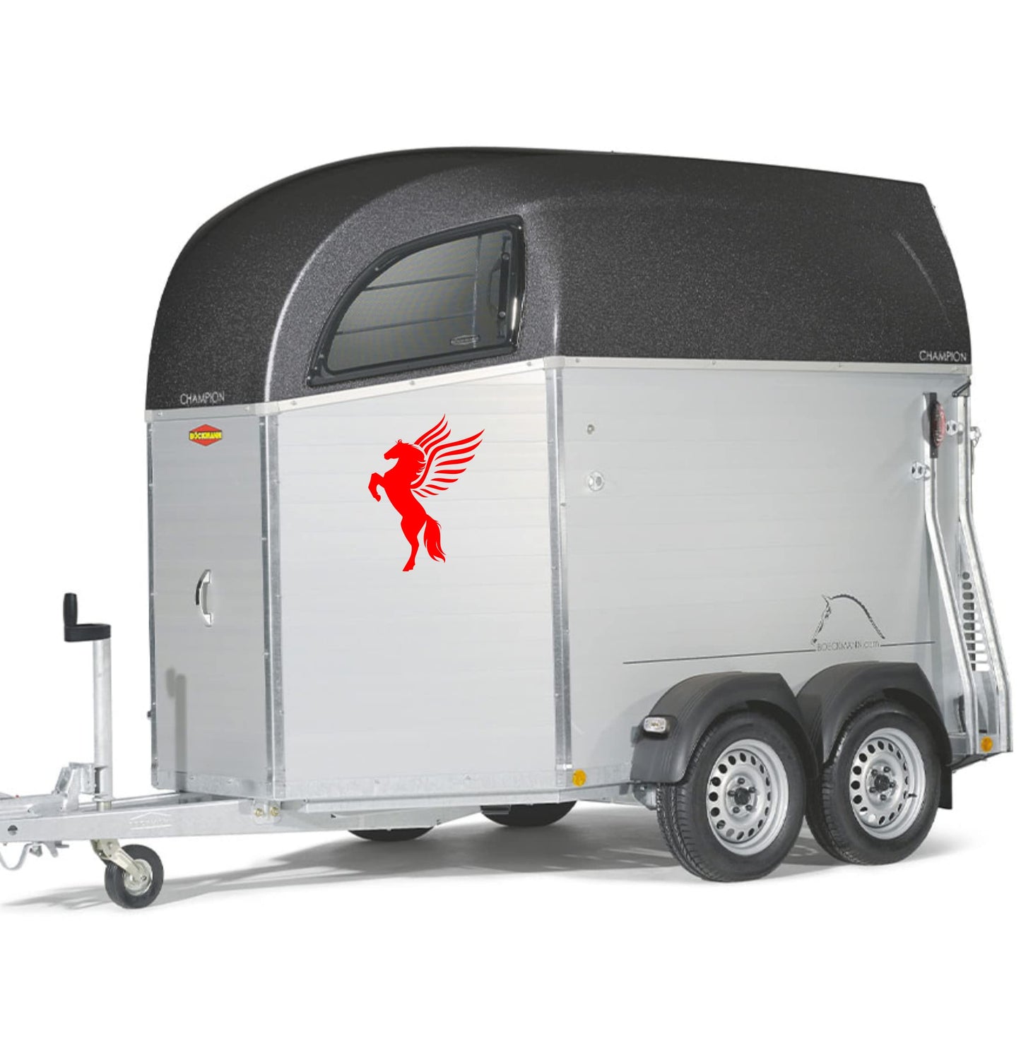 DualColorStampe Adesivo TRASPORTO CAVALLI horse stickers rimorchio per carrello traino Colore a scelta COD.0154 a €15.99 solo da DualColorStampe