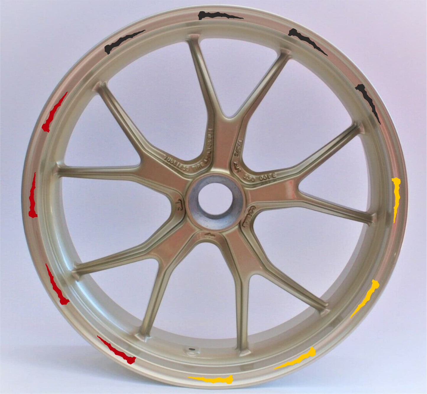 moto cerchi adesivi set adesivi decal vinile