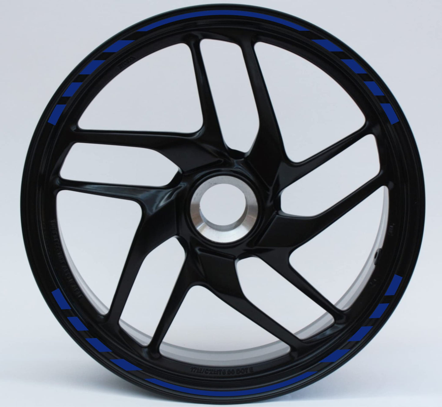DualColorStampe Confezione Adesivi Set Completo di Cerchi Strisce per Moto per 2 Ruote da 17'' pollici strips Design Sportivo COD.D0063 a €12.99 solo da DualColorStampe