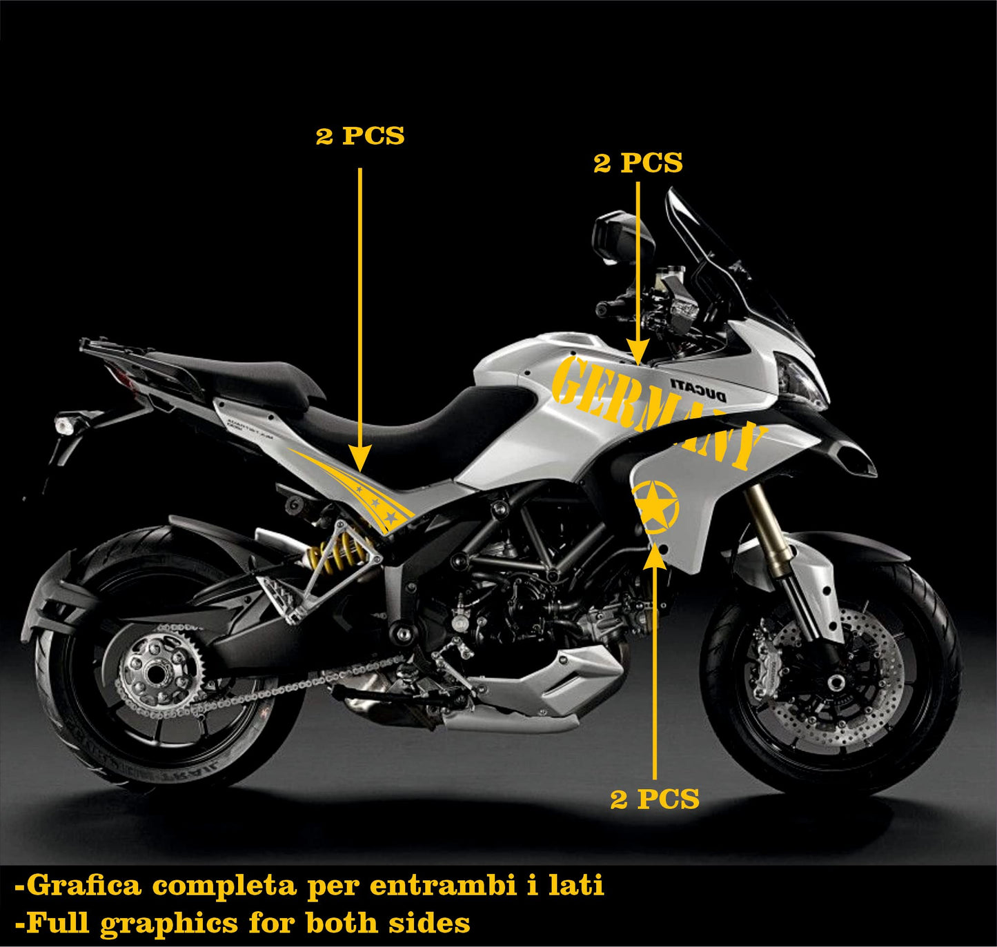 set adesivi decal vinile