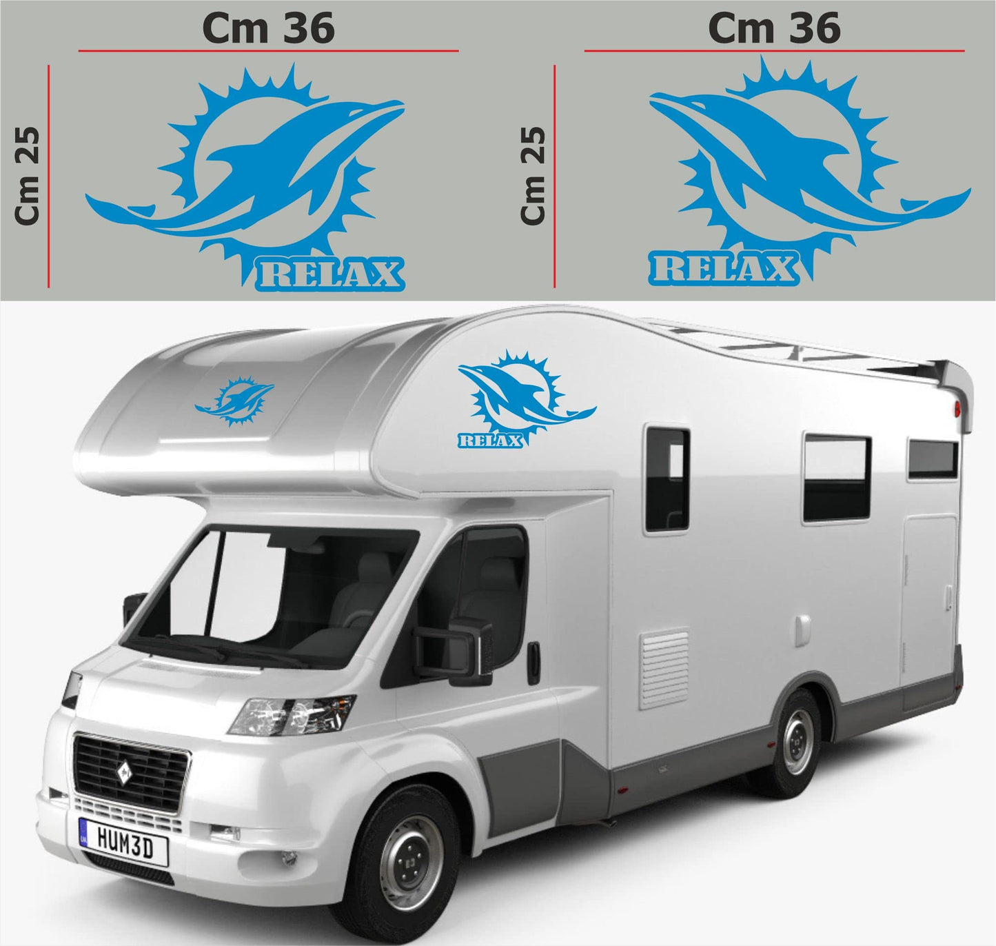 set adesivi decal vinile