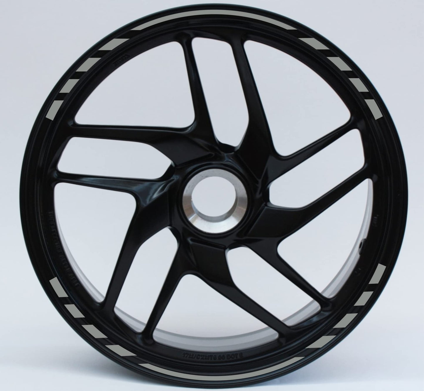 DualColorStampe Confezione Adesivi Set Completo di Cerchi Strisce per Moto per 2 Ruote da 17'' pollici strips Design Sportivo COD.D0063 a €12.99 solo da DualColorStampe
