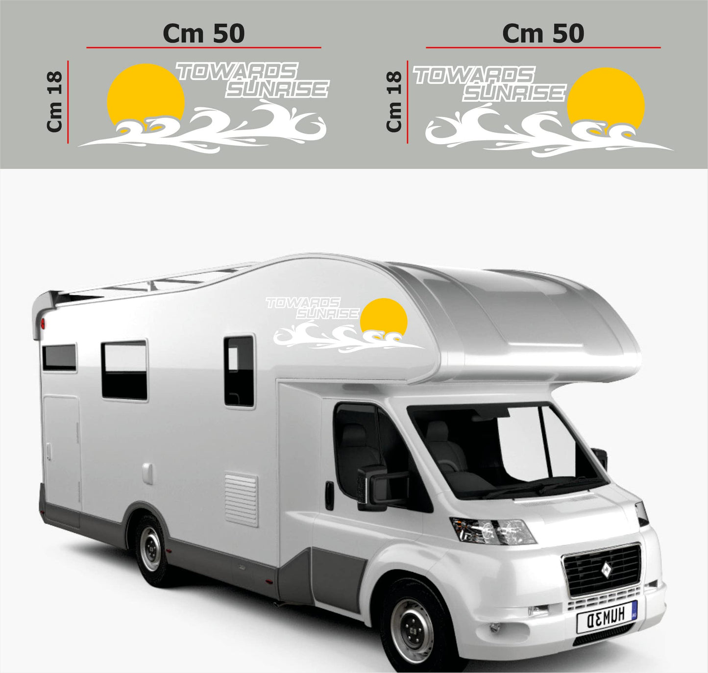 set adesivi decal vinile