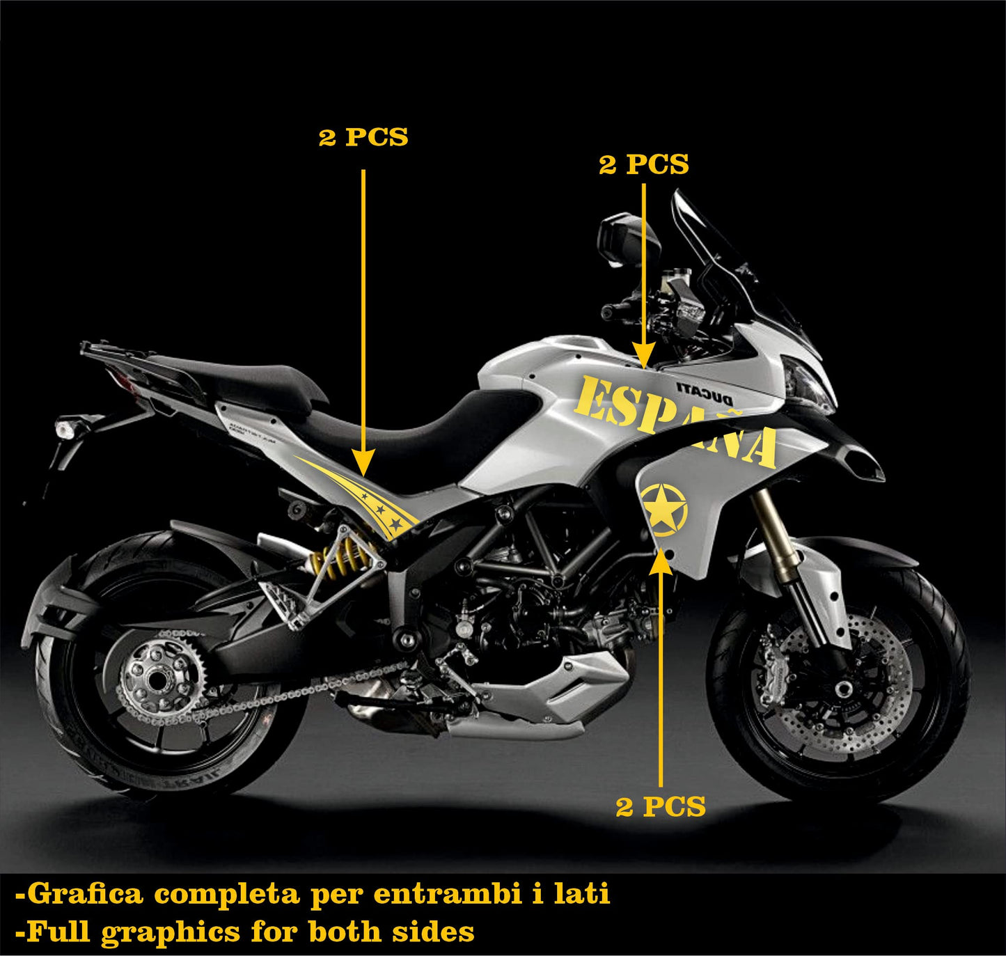 set adesivi decal vinile