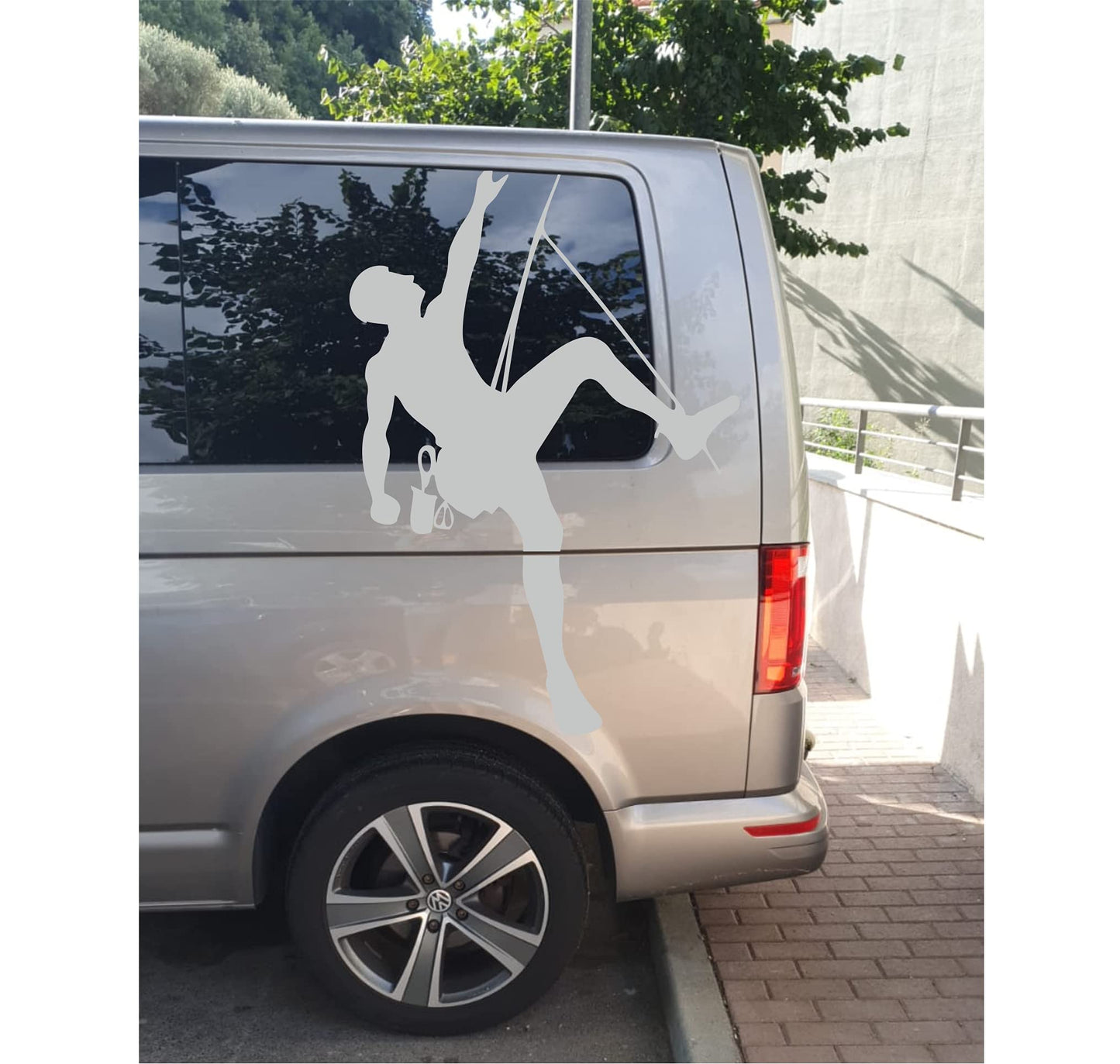 Adesivo SPORT MONTANO MONTAGNA stickers scalata scalatore Decalcomanie Home Design Art Decor accessori Adesivo per furgone-Vinile colore a scelta COD.0105 a €45.00 solo da DualColorStampe