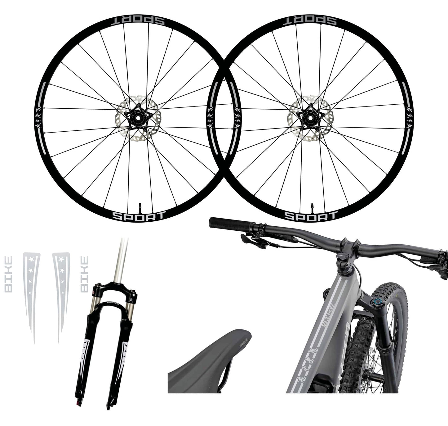 set adesivi decal vinile
