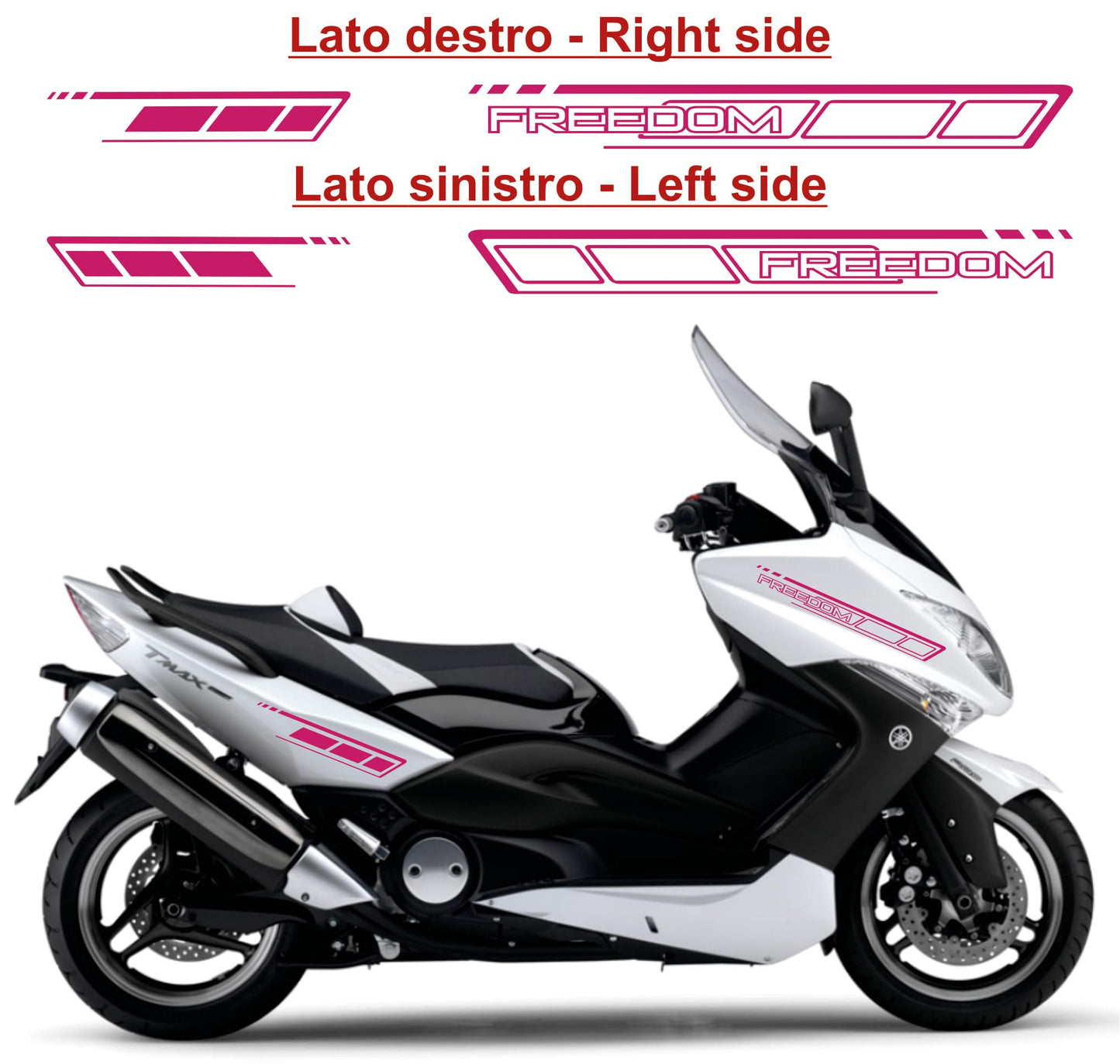 set adesivi decal vinile