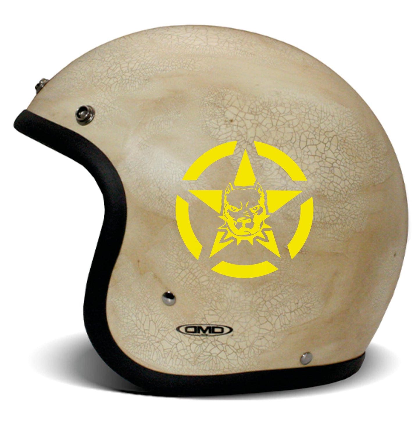 DualColorStampe Adesivi per casco moto motorino Helmet universale Stripes Strisce Design sportivo stickers STELLA PITTBUL COD.C0062 a €12.99 solo da DualColorStampe