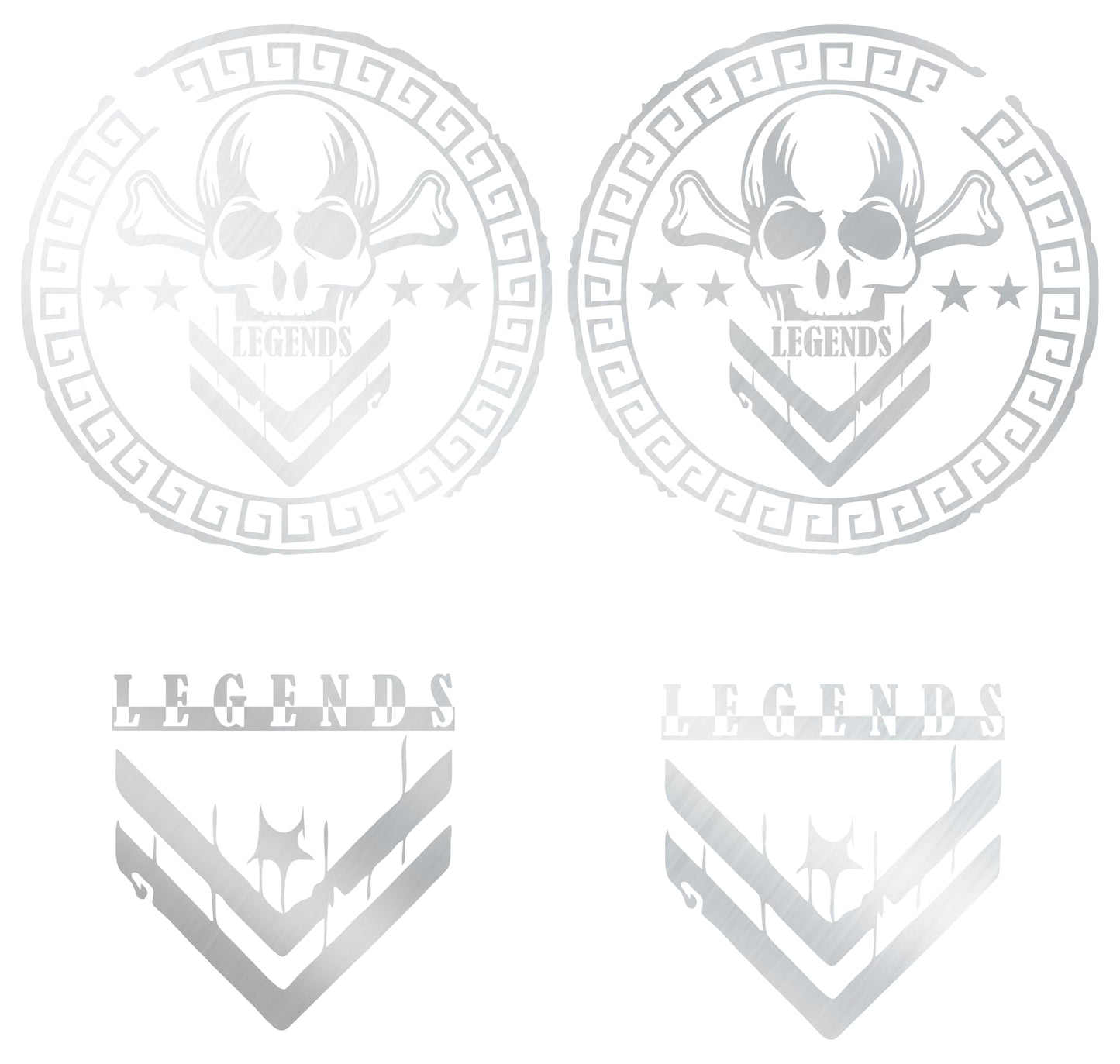 set adesivi decal vinile