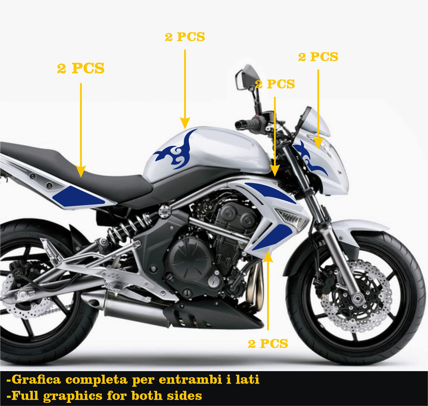 set adesivi decal vinile